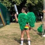 Elpromotions male model at Brighton Pride 2018 for Paddy Power
