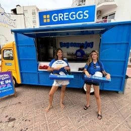 Greggs Activation Ibiza - Elpromotions Staffing Agency Ibiza