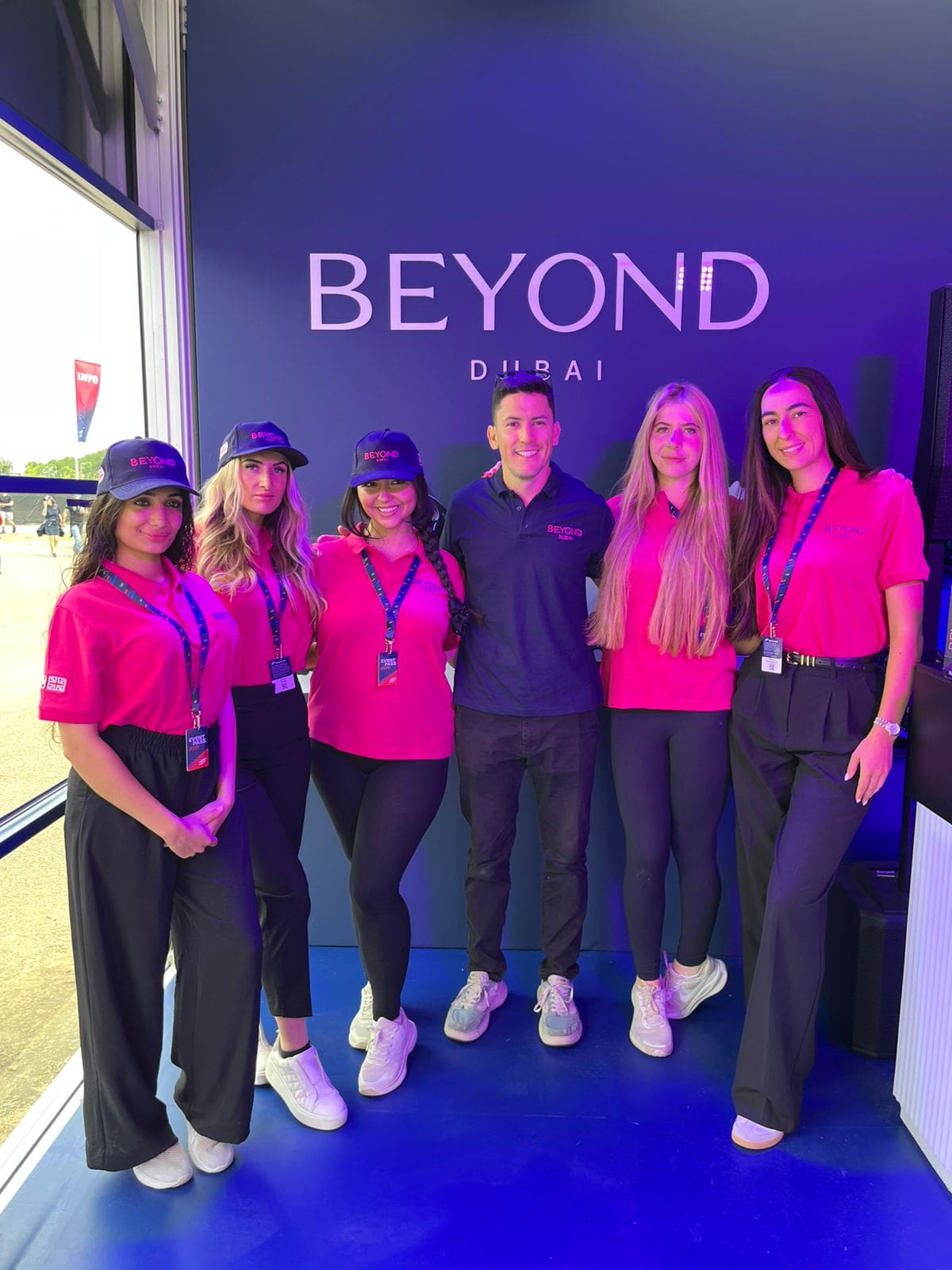 Beyond Dubai at British Grand Prix Staff - Elpromotions Agency
